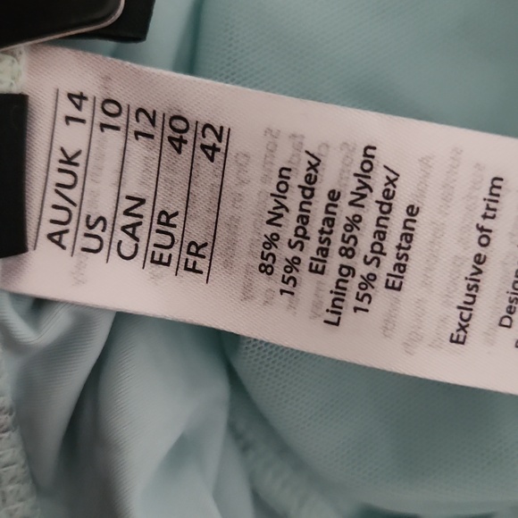 NipTuck Swim Boho Breeze Light Blue Floral Printed Swimsuit NWT - Picture 7 of 7